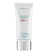Colorescience Total Protection Body Shield sunscreen tube on a white background