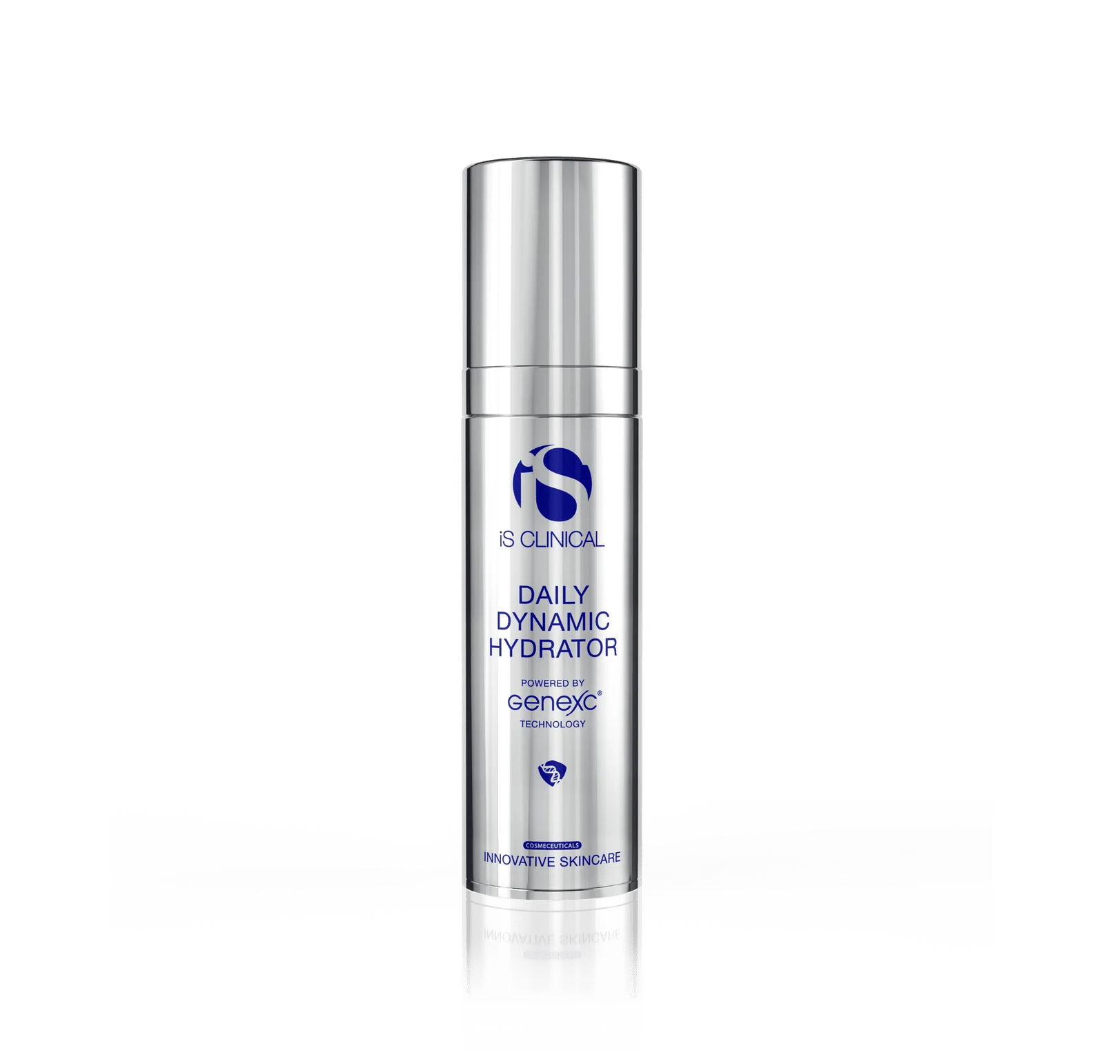 Skincare bottle labeled 'Daily Dynamic Hydrator' on a white background