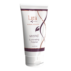 Tube of Lura Clinical Mystiq Illuminating Polisher on a white background