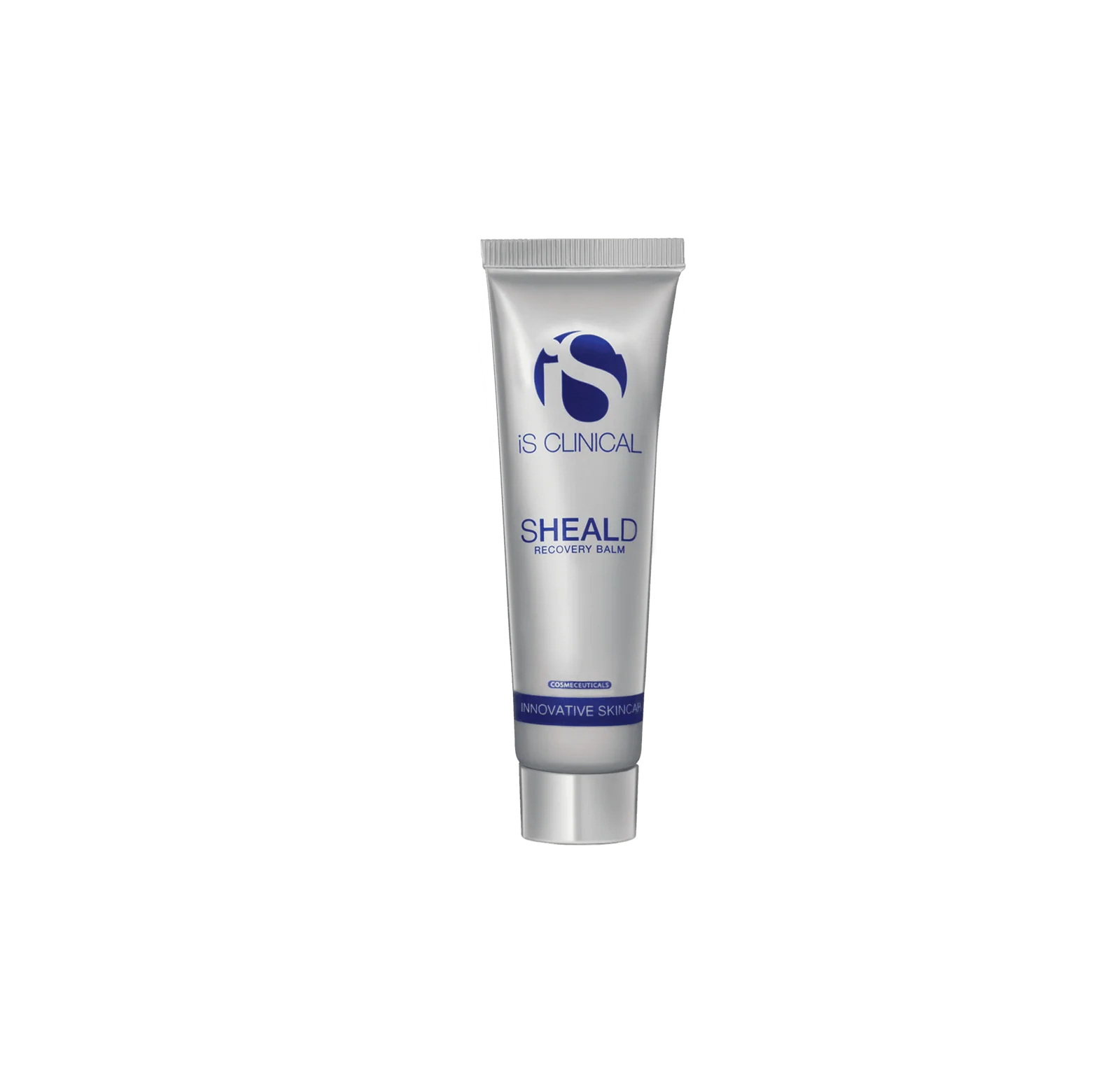 IS Clinical SHEALD recovery balm tube on a white background