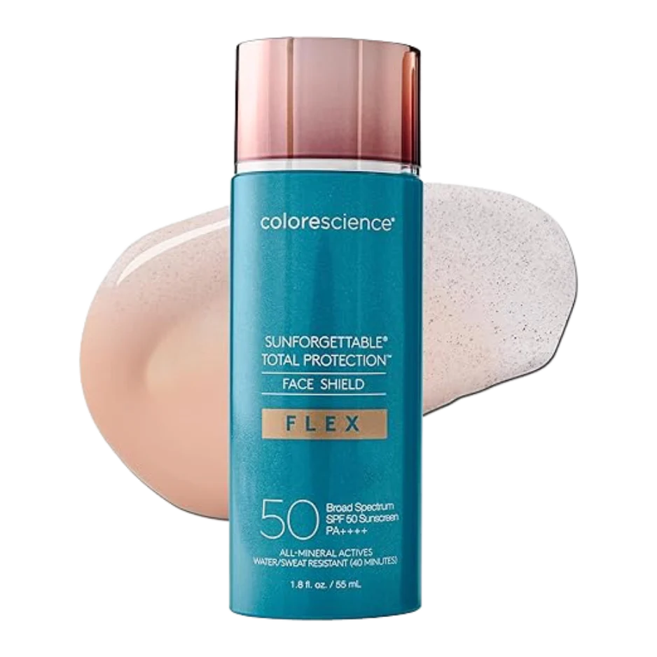 Colorescience Sunforgettable Total Protection Face Shield Flex SPF 50 on a white background