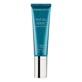 Colorescience Tint Du Soleil whipped foundation bottle on a white background