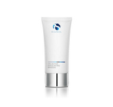 Skincare product tube labeled 'iS Clinical' on a white background