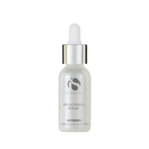 IS Clinical brightening serum bottle with dropper on a white background