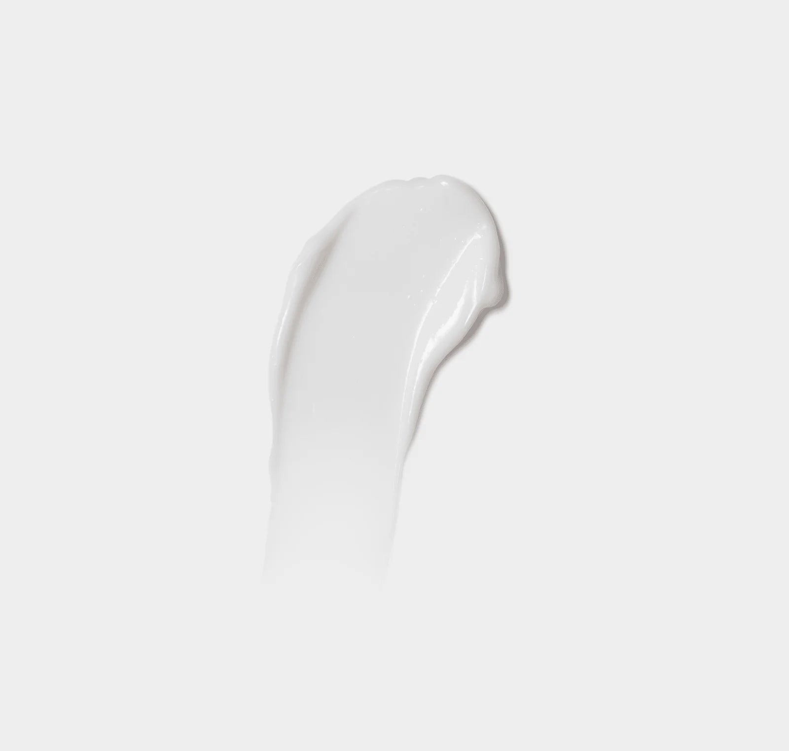 White cream swatch on a light gray background
