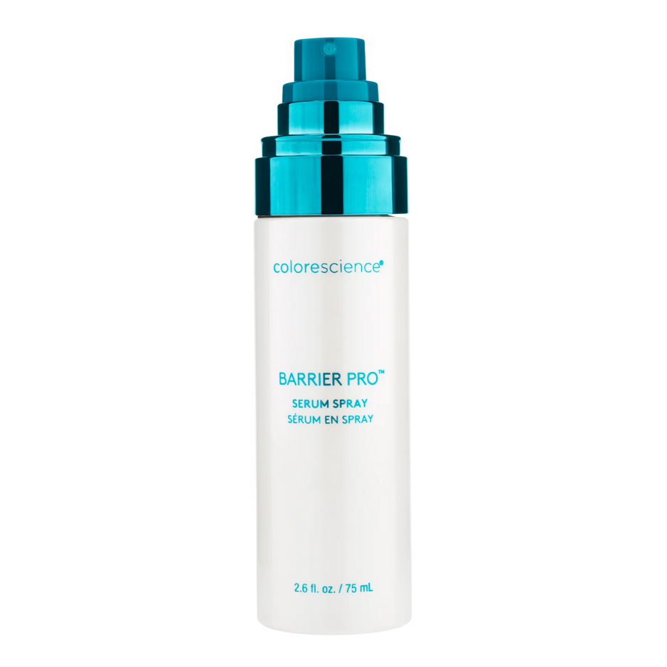 Colorescience Barrier Pro Serum Spray on a white background