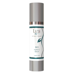 Lira Bio Hydra C Serum bottle on a white background