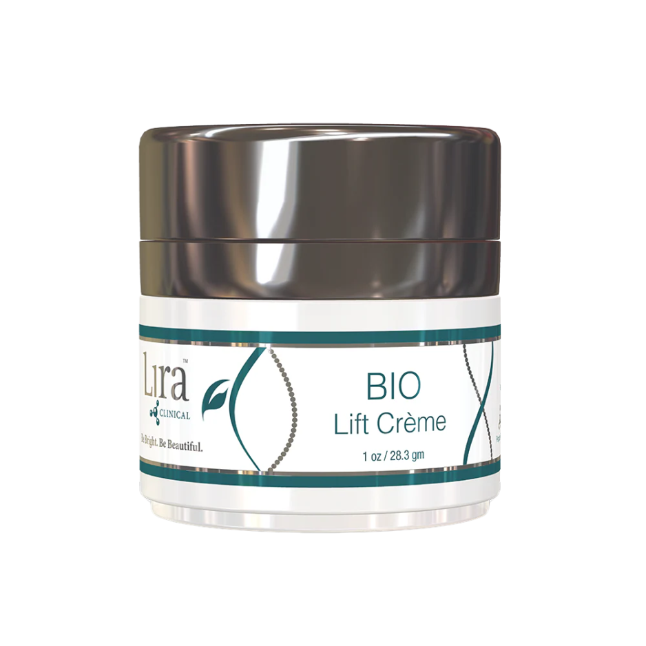 Jar of Lura Clinical BIO Lift Crème on a white background