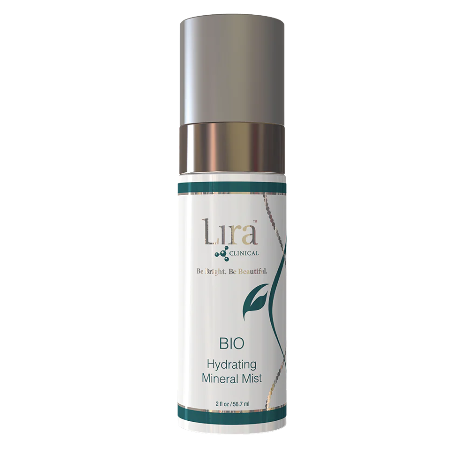 Lira Clinical Bio Hydrating Mineral Mist bottle on a white background