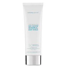 Tube of Colorescience No-Show Mineral Body Shield on a white background