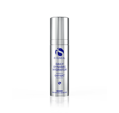 Skincare bottle labeled 'Daily Dynamic Hydrator' on a white background