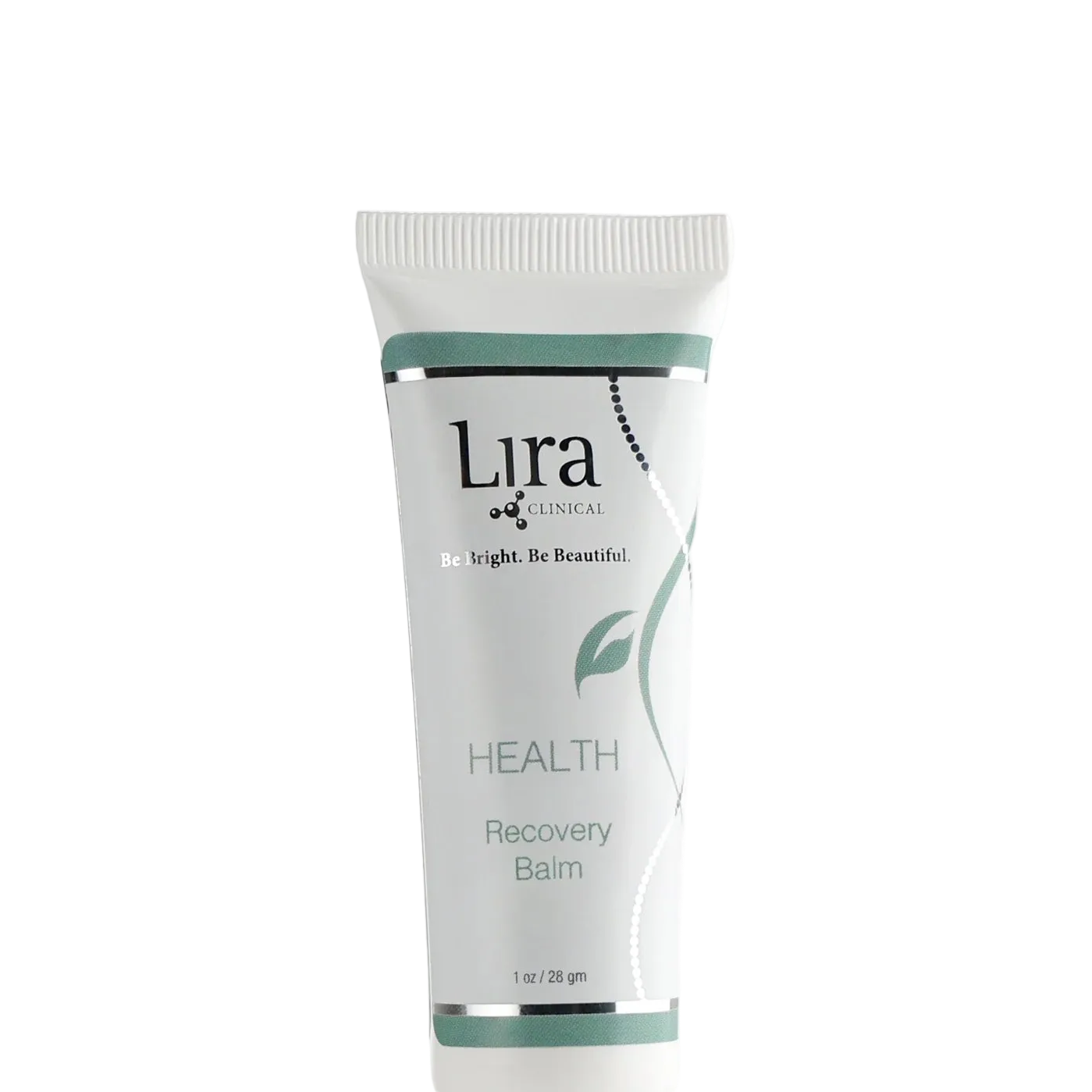 Lira Health Recovery Balm tube on a white background