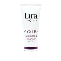 Lira Clinical Mystiq Illuminating Cleanser tube on a white background