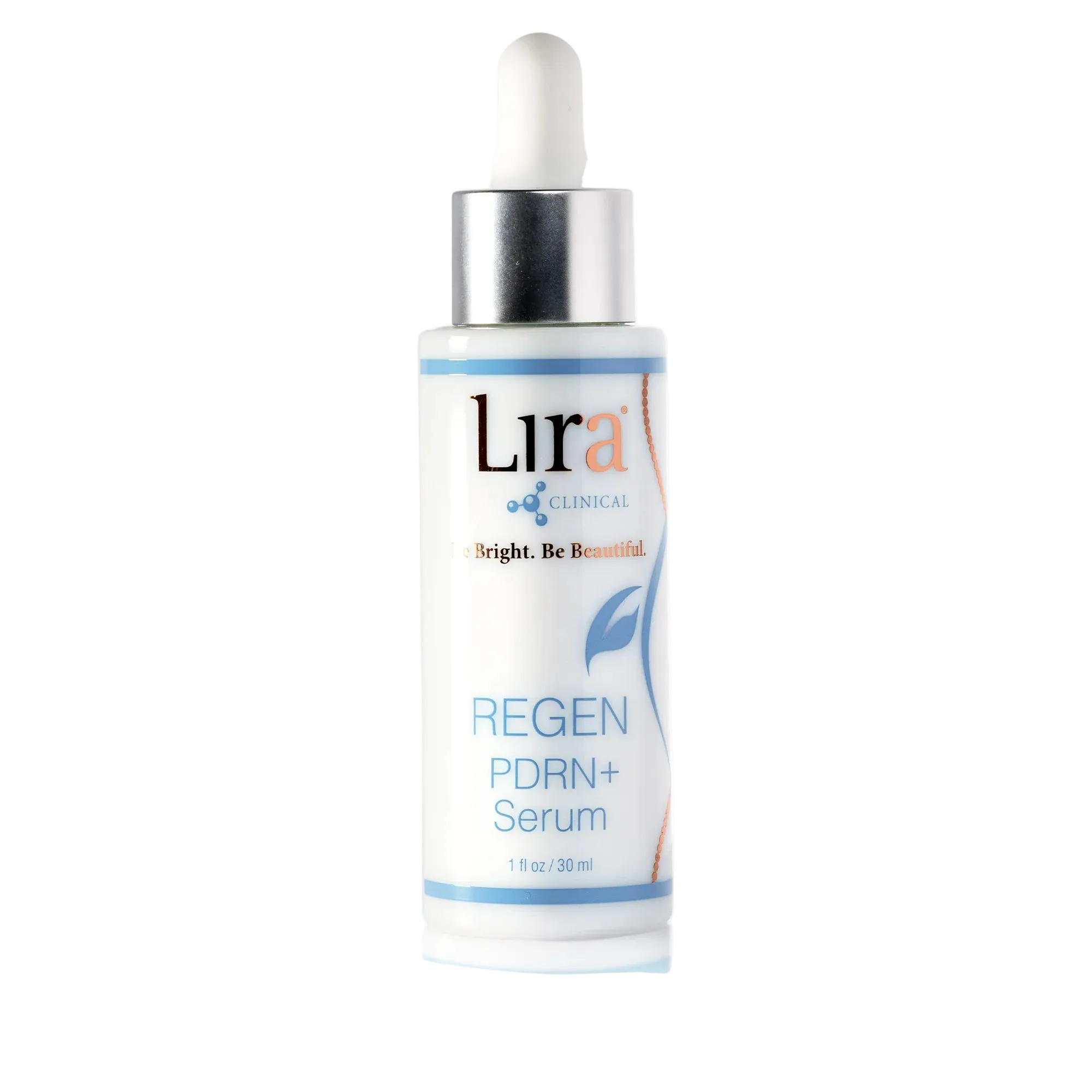 Lira Clinical Regen PDRN+ Serum bottle on a white background