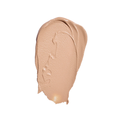 Beige makeup swatch on a white background