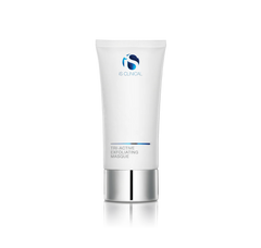 Skincare product tube labeled 'iS Clinical' on a white background
