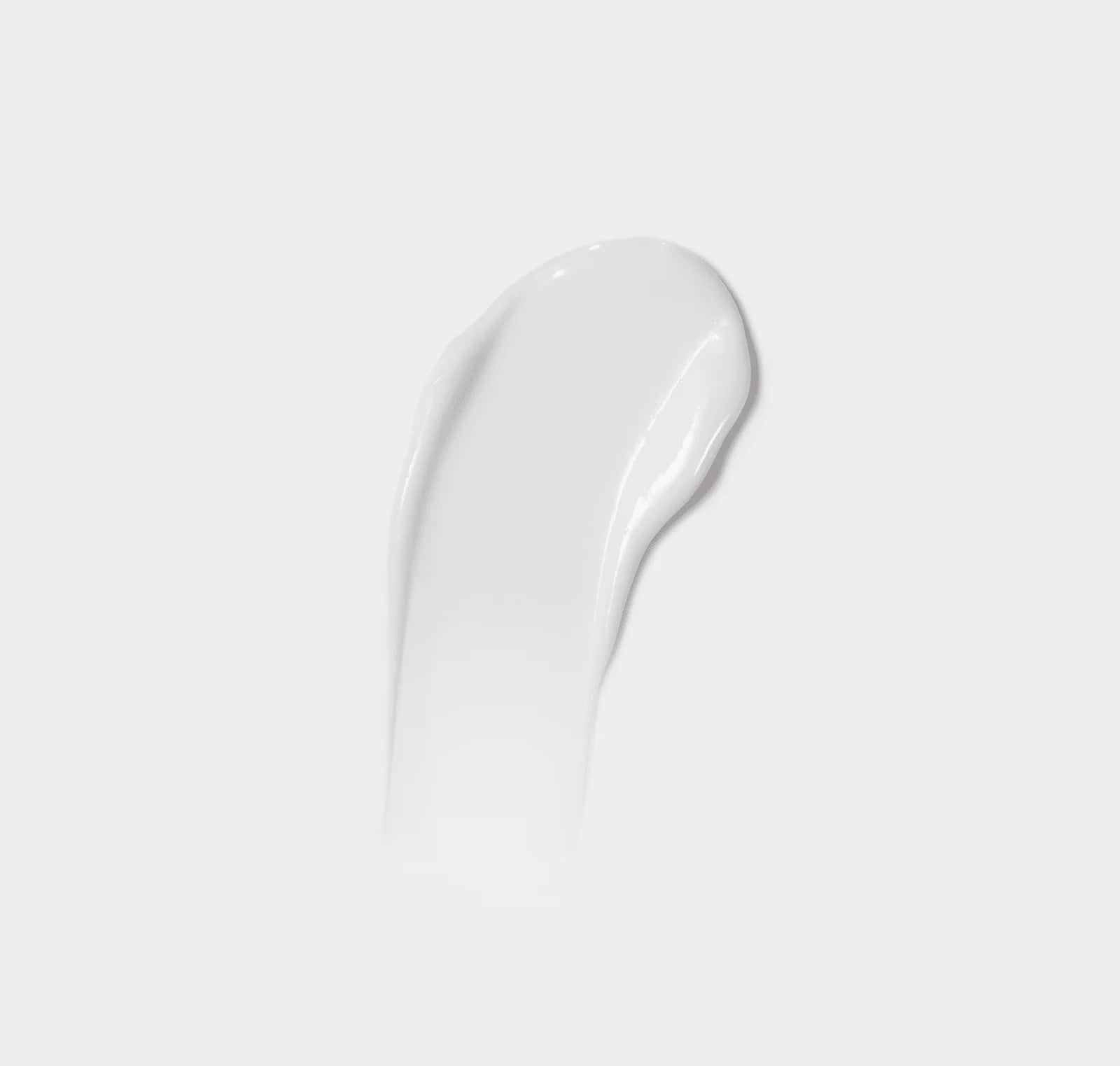 White cream swatch on a light gray background