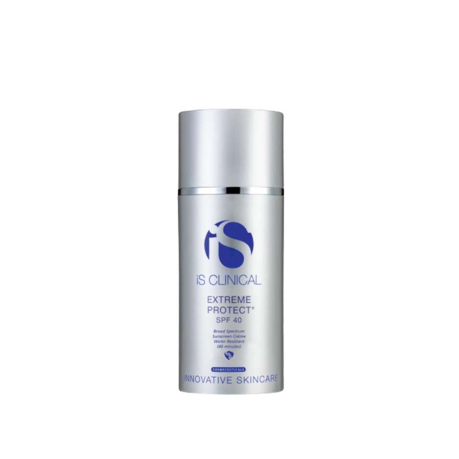 IS Clinical Extreme Protect SPF 40 skincare bottle on a white background